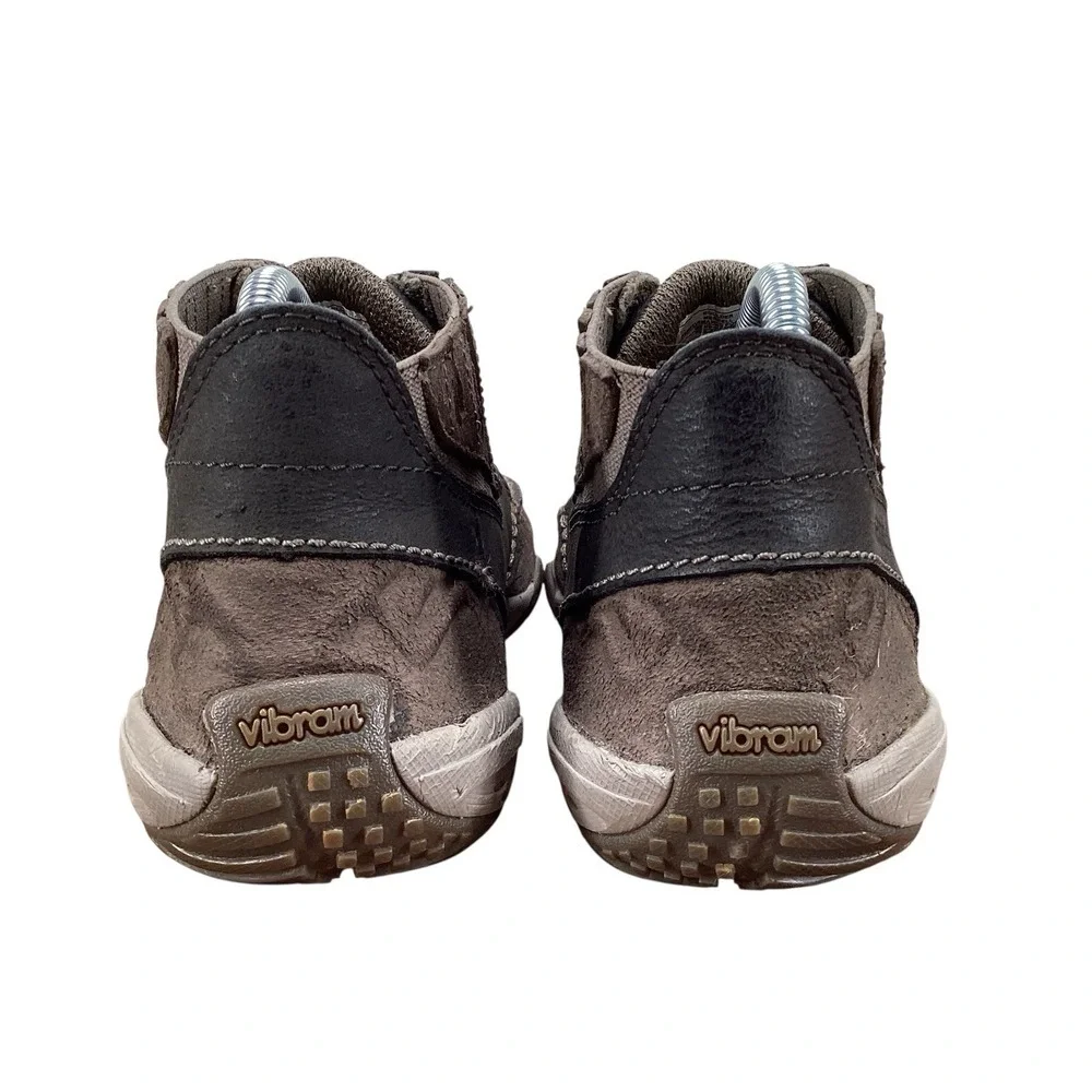 Merrell Vibram‎ Barefoot Chukka Boots Mens 7.5 Orbit Glove Brown Leather Shoes